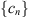 $ \{{c}_n\}$