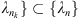 $ {\lambda }_{{n}_k}\}\subset \{{\lambda }_n\}$