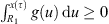 $ {\int }_{{R}_1}^{x(\tau )} g(u)\enspace \mathrm{d}u\ge 0$