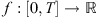 $ f:[0,T]\to \mathbb{R}$