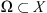 $ \mathrm{\Omega }\subset X$