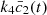 $ {k}_4{\bar{c}}_2(t)$