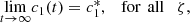 $$ \begin{array}{cc}\underset{t\to \mathrm{\infty }}{\mathrm{lim}}{c}_1(t)={c}_1^{\mathrm{*}},& \mathrm{for}\enspace \mathrm{all}\hspace{1em}\zeta,\end{array}\enspace $$