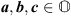 $ {a},{b},{c}\in \mathbb{O}$