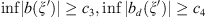$ \mathrm{i}\mathrm{nf}|b(\xi \mathrm{\prime})|\ge {c}_3,\mathrm{inf}|{b}_d(\xi \mathrm{\prime})|\ge {c}_4$