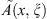 $ \tilde{A}(x,\xi )$