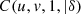 $ C(u,v,1,|\delta )$