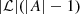 $ |\mathcal{L}|(|A|-1)$