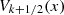 $ {V}_{k+1/2}(x)\enspace $