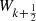 $ {W}_{k+\frac{1}{2}}$