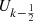 $ {U}_{k-\frac{1}{2}}$