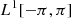 $ {L}^1[-\pi,\pi ]$