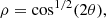 $ \rho ={\mathrm{cos}}^{1/2}(2\theta ),$