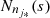 $ {N}_{{n}_{{j}_{\mathrm{*}}}}(s)$