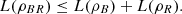 $$ L({\rho }_{{BR}})\le L({\rho }_B)+L({\rho }_R). $$