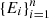 $ {\left\{{E}_i\right\}}_{i=1}^n$